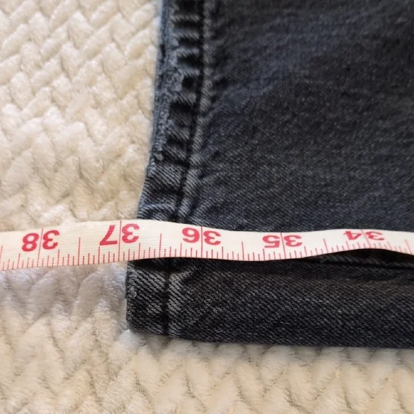 Everlane The 90s Way High Jean High Rise Faded Black 🖤 sz 23 -measures to sz 26 - Picture 6 of 16
